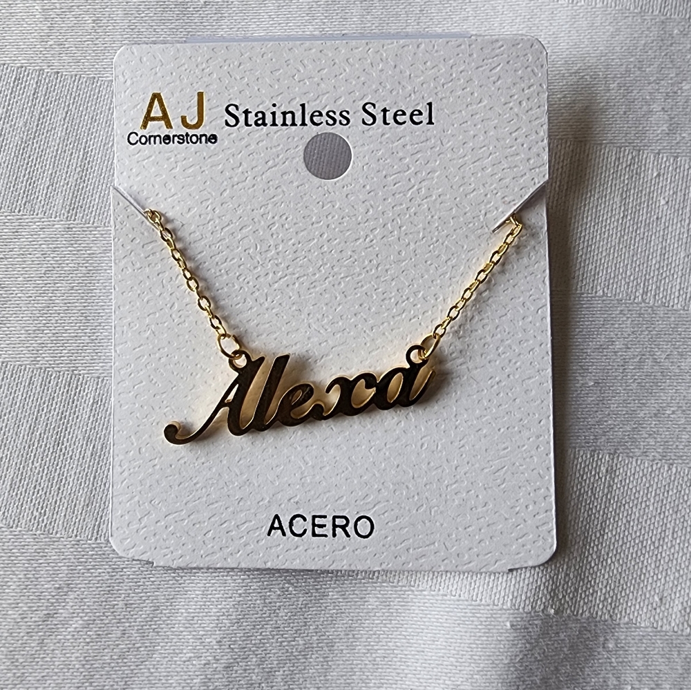 🔥GOLD "ALEXA" NECKLACE🔥 - Picture 5 of 6